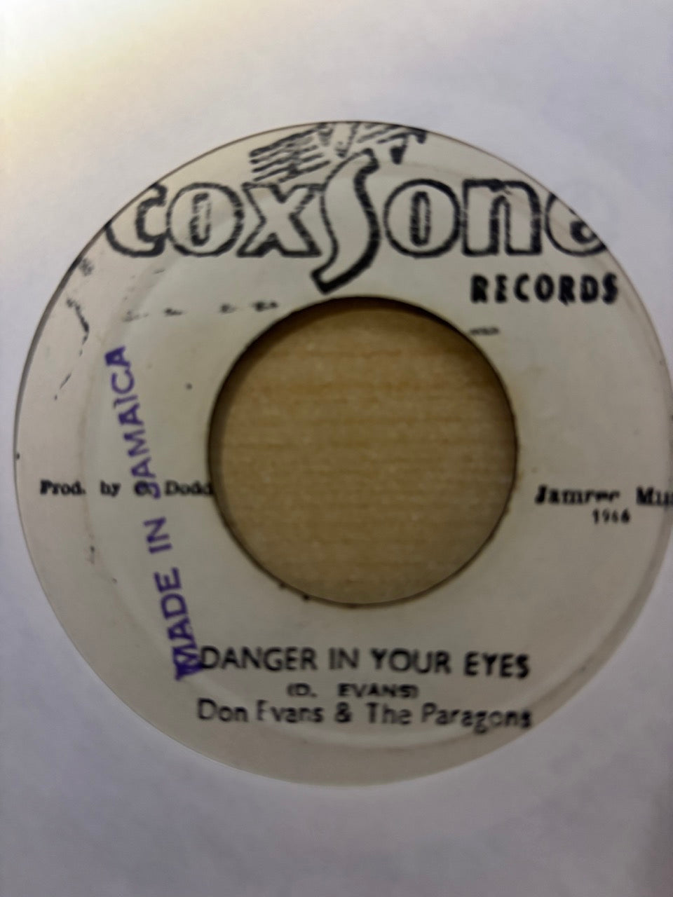 Don Evans (3) & The Paragons / The Soul Vendors : Danger In Your Eyes / Danger In (Ver.) (7")