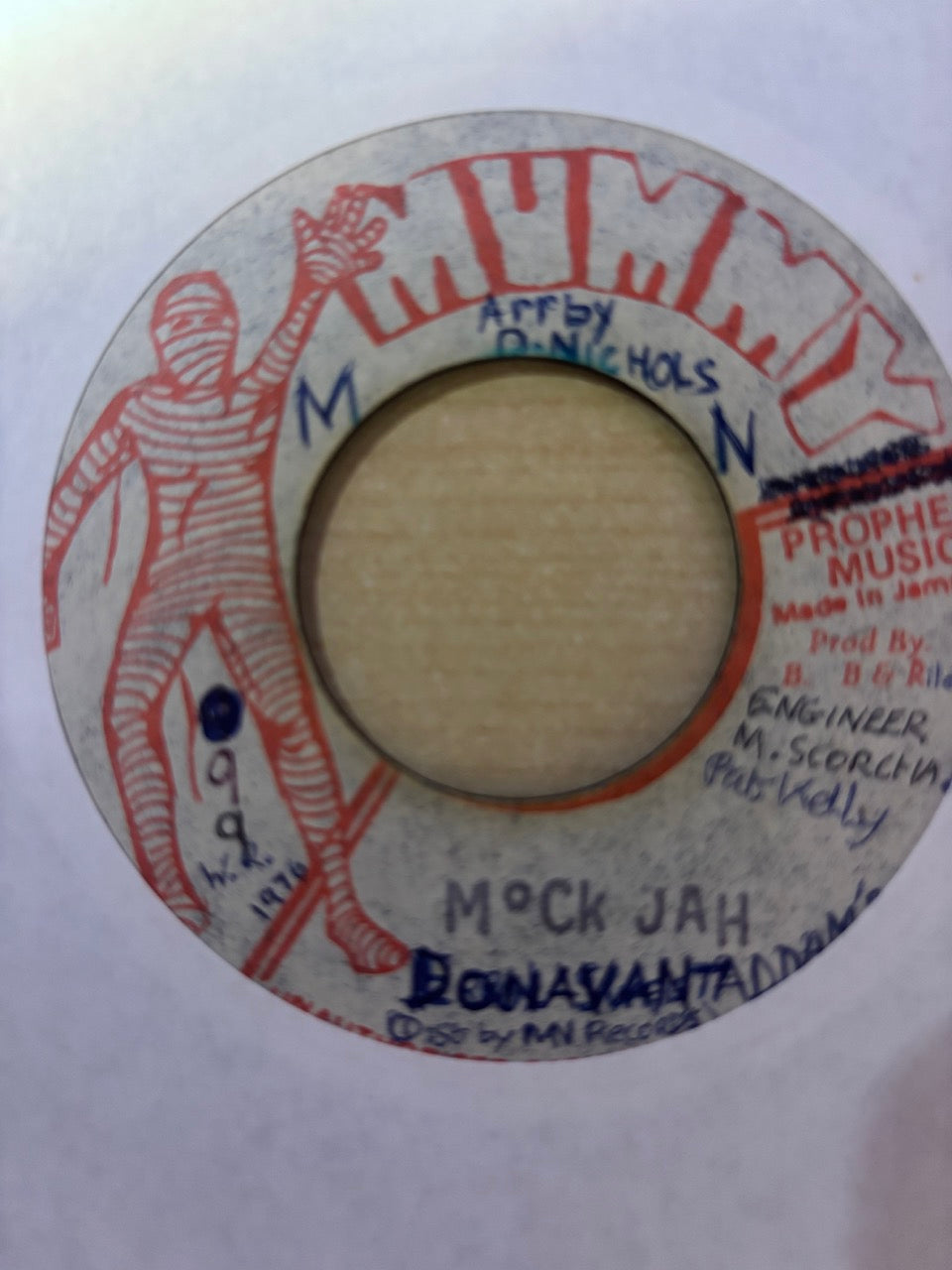 Donovan Adams : Mock Jah (7", Single)