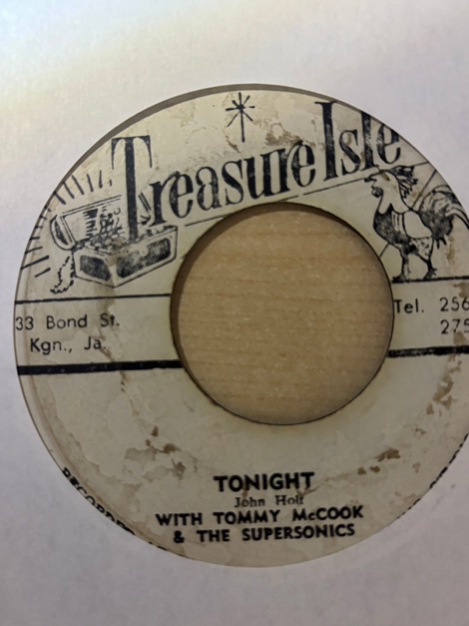 John Holt With Tommy McCook & The Supersonics / John Holt And The Paragons : Tonight / Maybe Someday (7")
