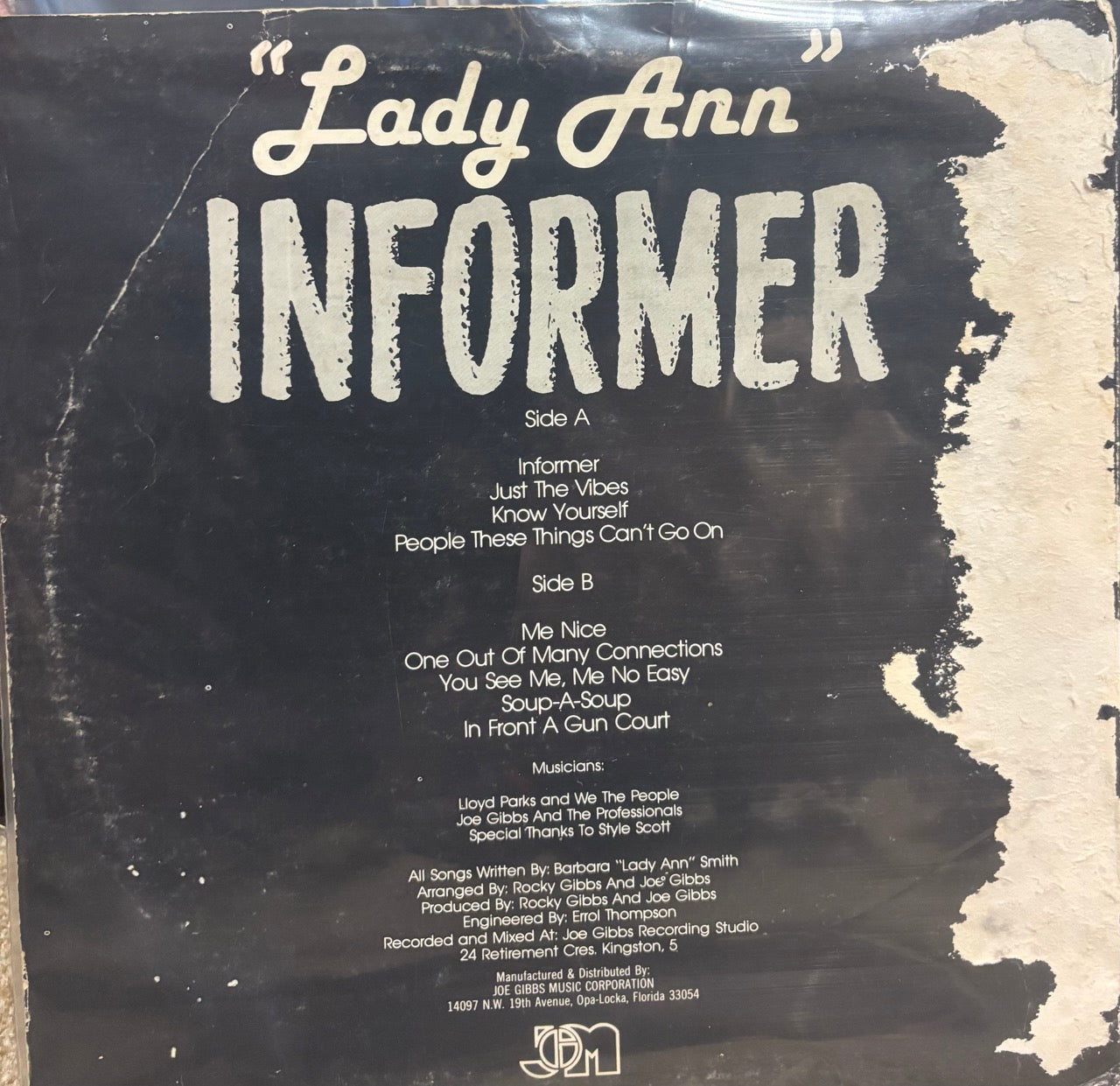 Lady Ann : Informer (LP, Album)