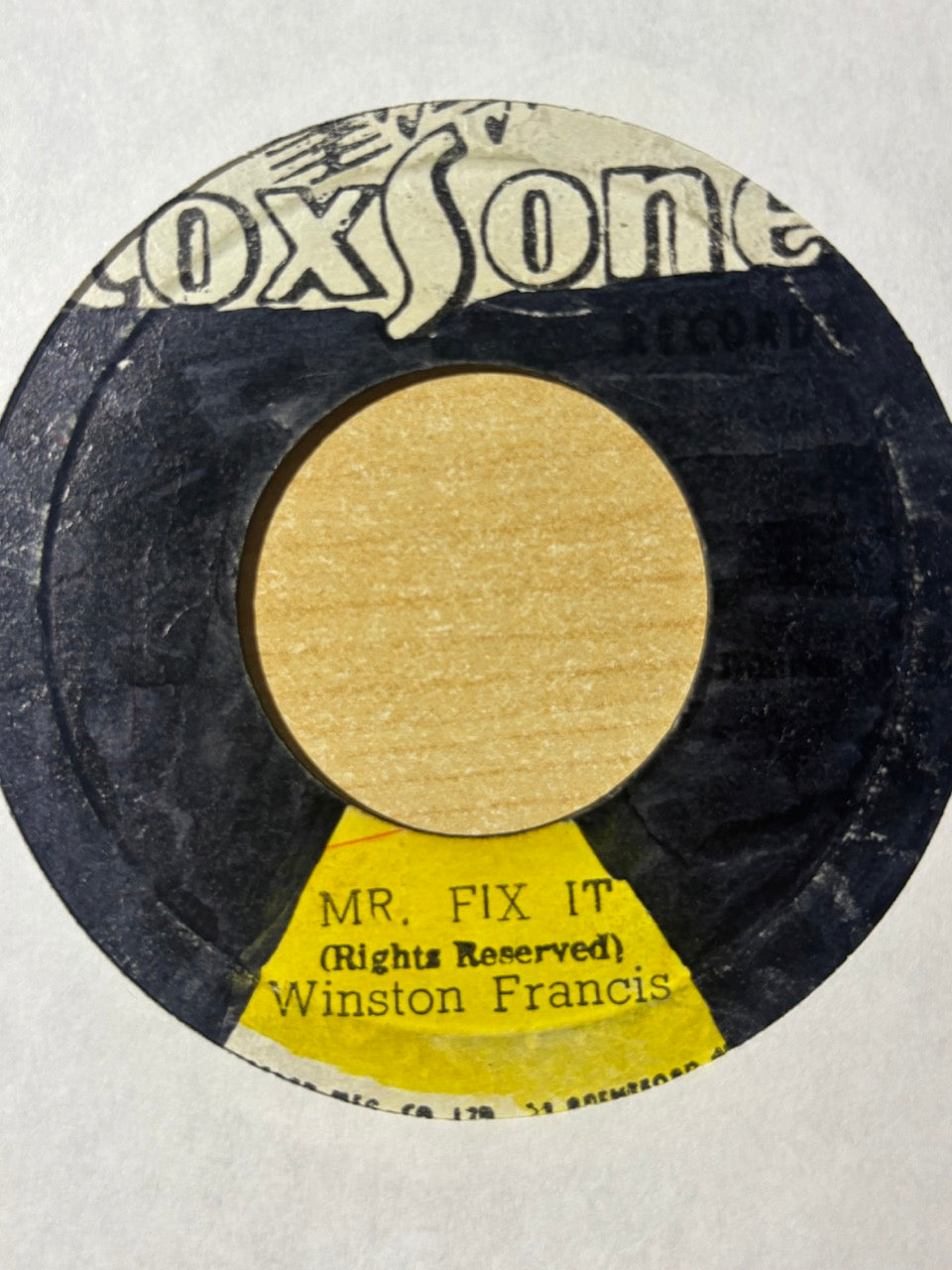Winston Francis : Mr. Fix It (7", Single)