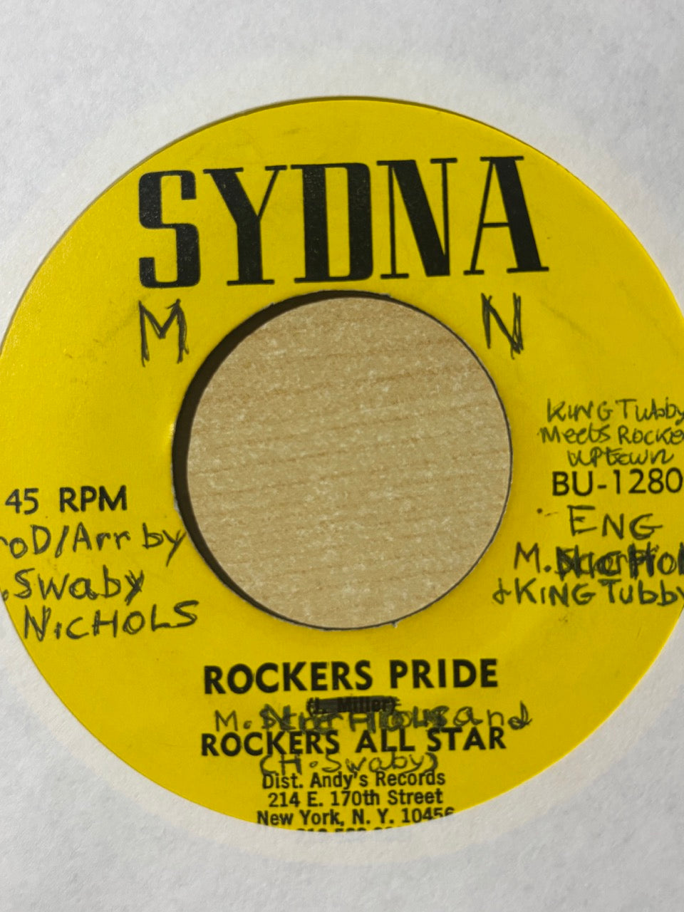 Jacob Miller / Rockers All Stars : Baby I Love You So / Rockers Pride (7", Single)