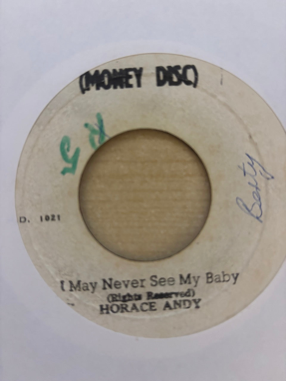 Horace Andy : I May Never See My Baby  (7")