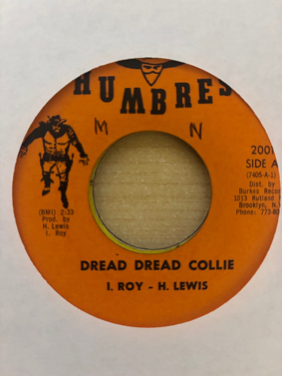 I-Roy - Hopeton Lewis, Ja. All Stars : Dread Dread Collie (7")