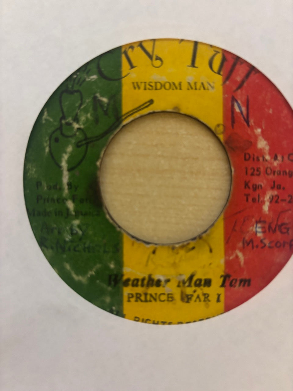 Prince Far I : Weather Man Tam (7")