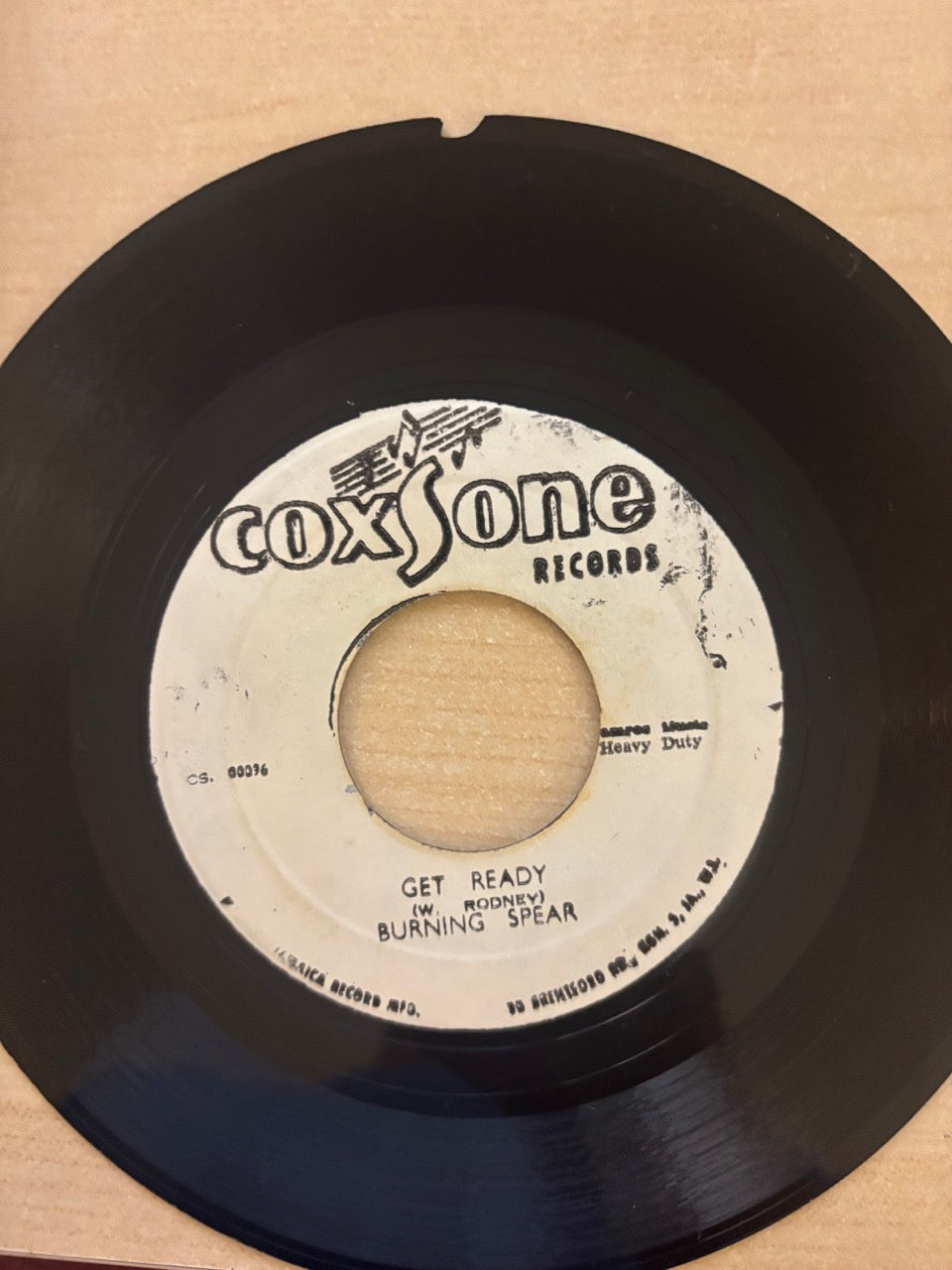 Burning Spear / Winston Rodney & Brentford Rockers : Get Ready / Get Ready Dub (7")