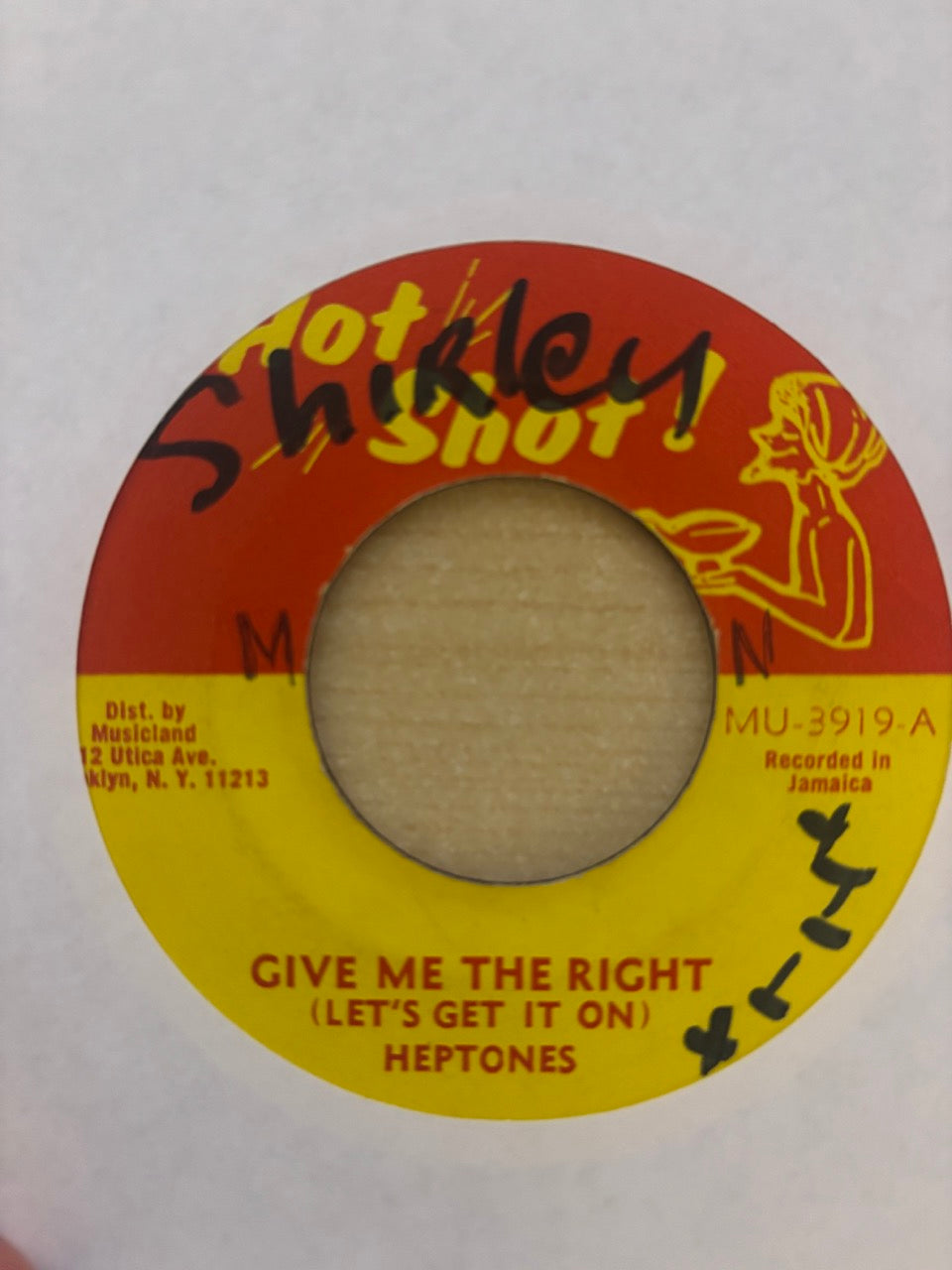 The Heptones : Give Me The Right (Let's Get It On) (7")