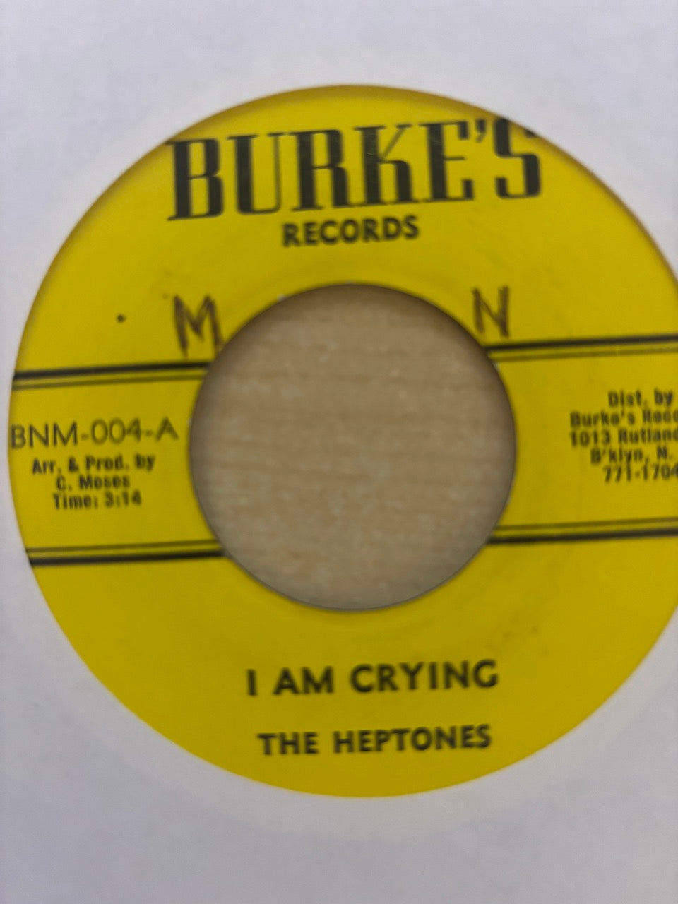 The Heptones : I Am Crying (7", Single)