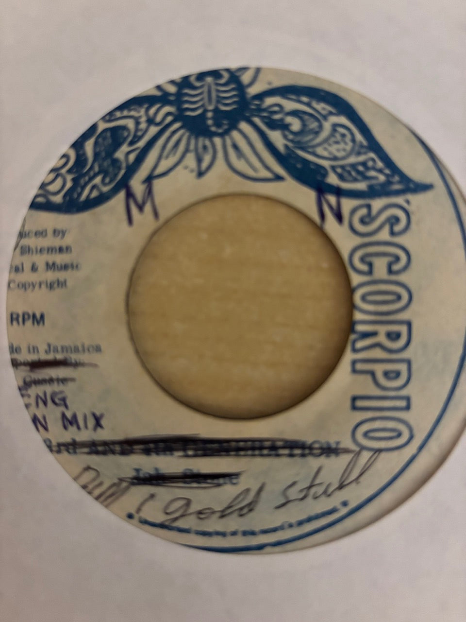 Bim Sherman : Golden Stool (7", M/Print)