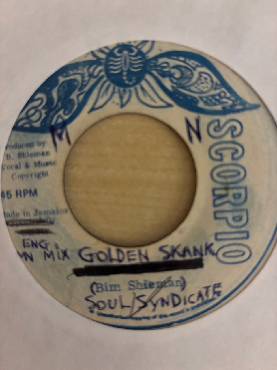 Bim Sherman : Golden Stool (7", M/Print)
