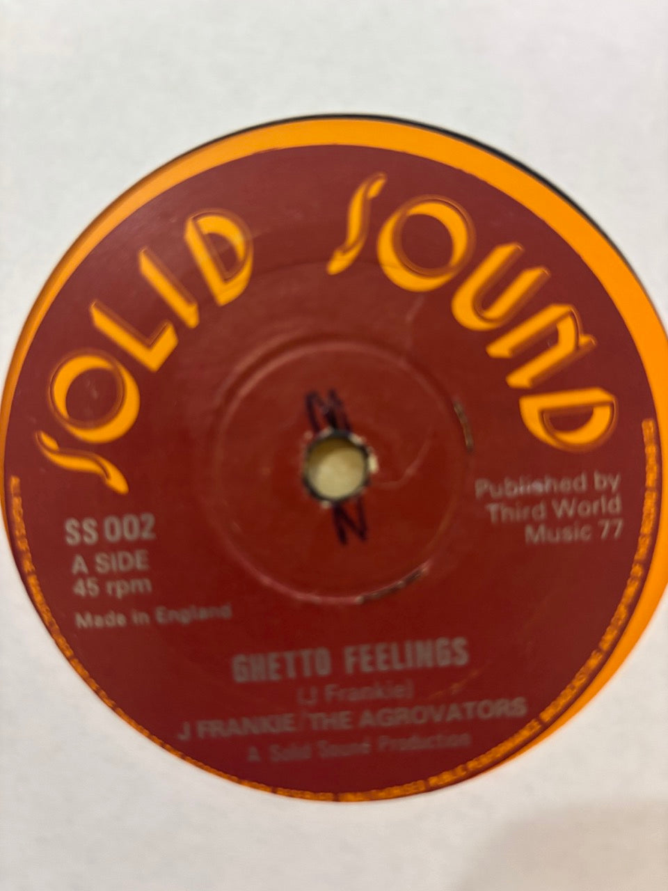 Frankie Jones (2) / The Aggrovators : Ghetto Feelings (7", Single)
