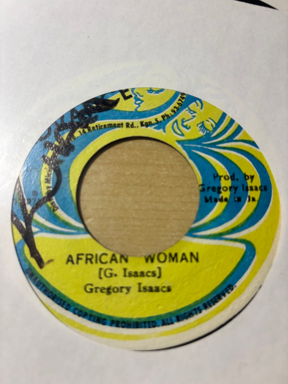 Gregory Isaacs : African Woman (7")