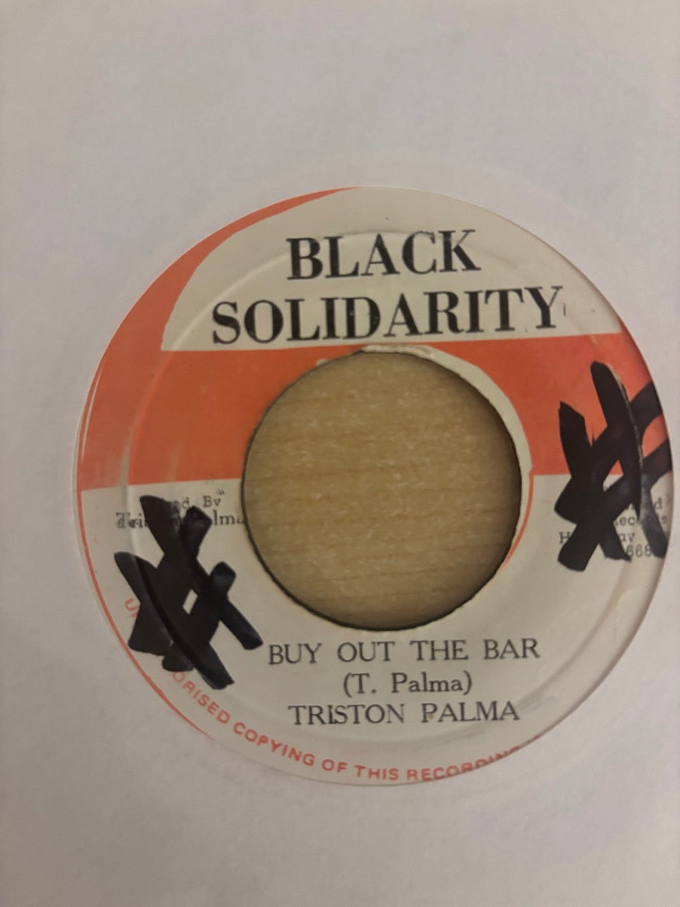 Tristan Palmer : Buy Out The Bar (7", Single)
