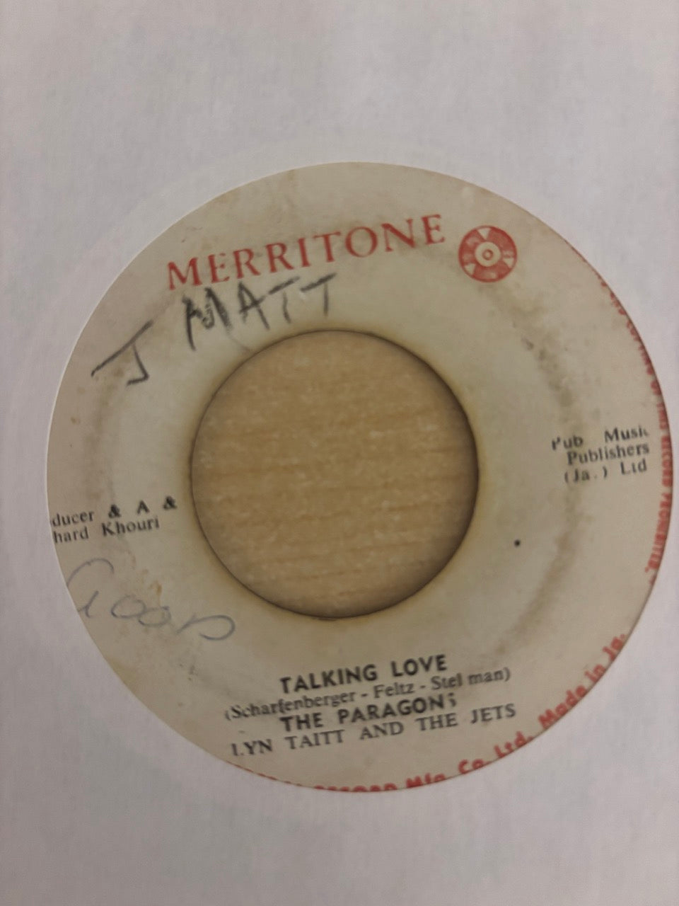 The Paragons : Talking Love / If I Were You (7")