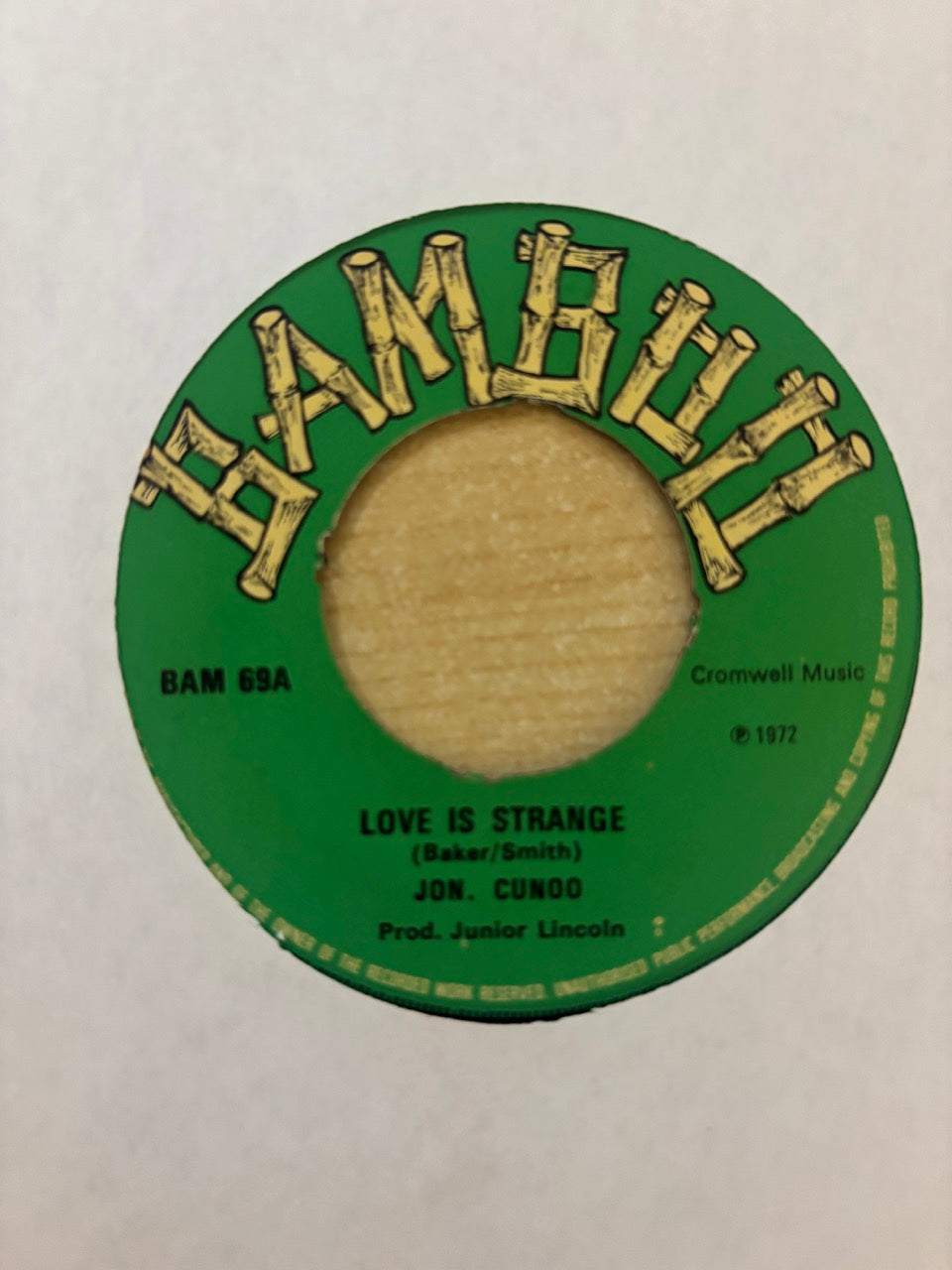 Joncunoo : Love Is Strange / When We Were Children (7", Pus)