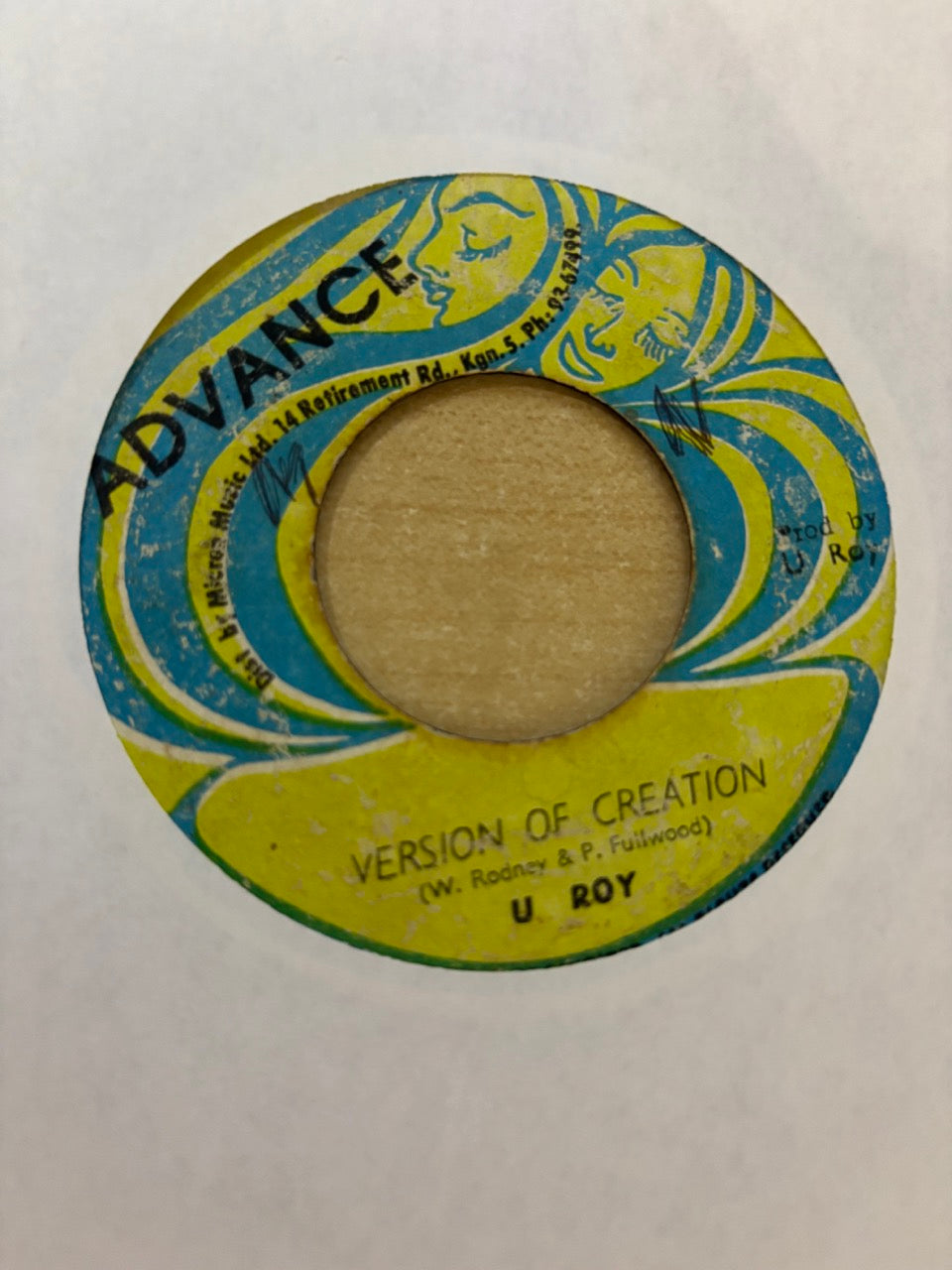 U-Roy : Version Of Creation (7", Single)