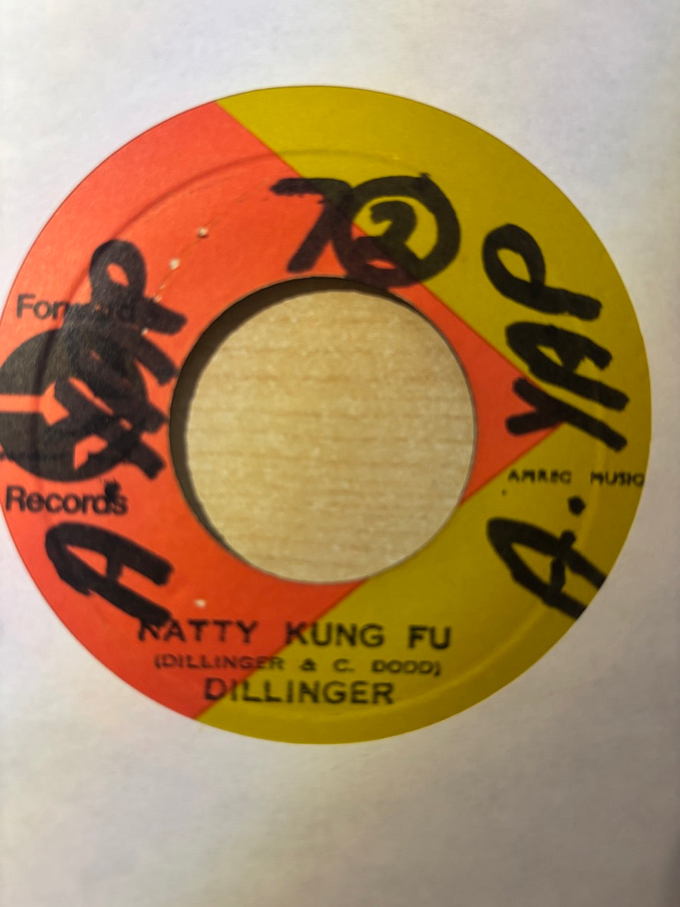 Dillinger / The Ethiopians : Natty Kung Fu / Love And Pity (7", Whi)