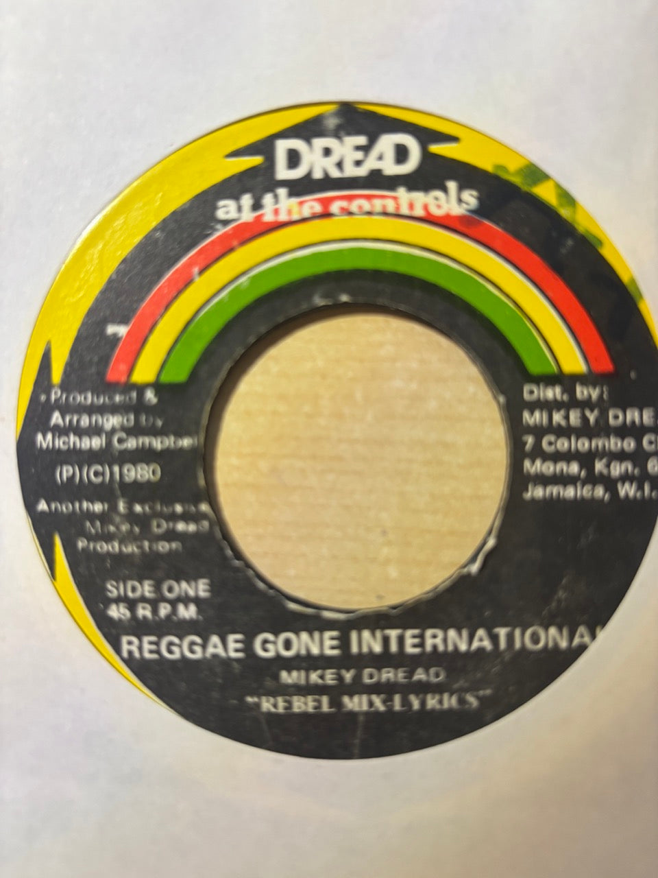 Mikey Dread : Reggae Gone International (7")