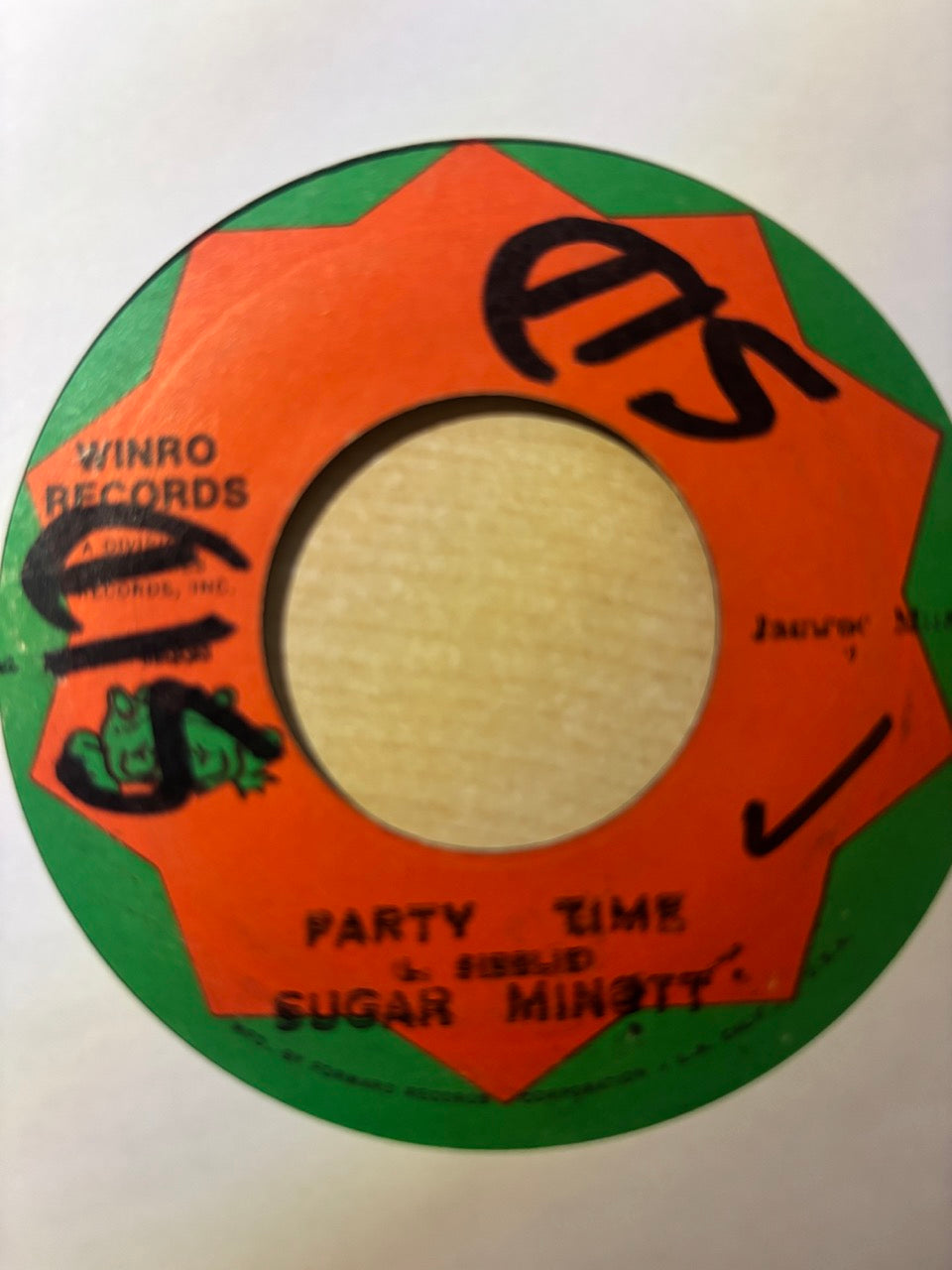 Sugar Minott : Party Time (7")