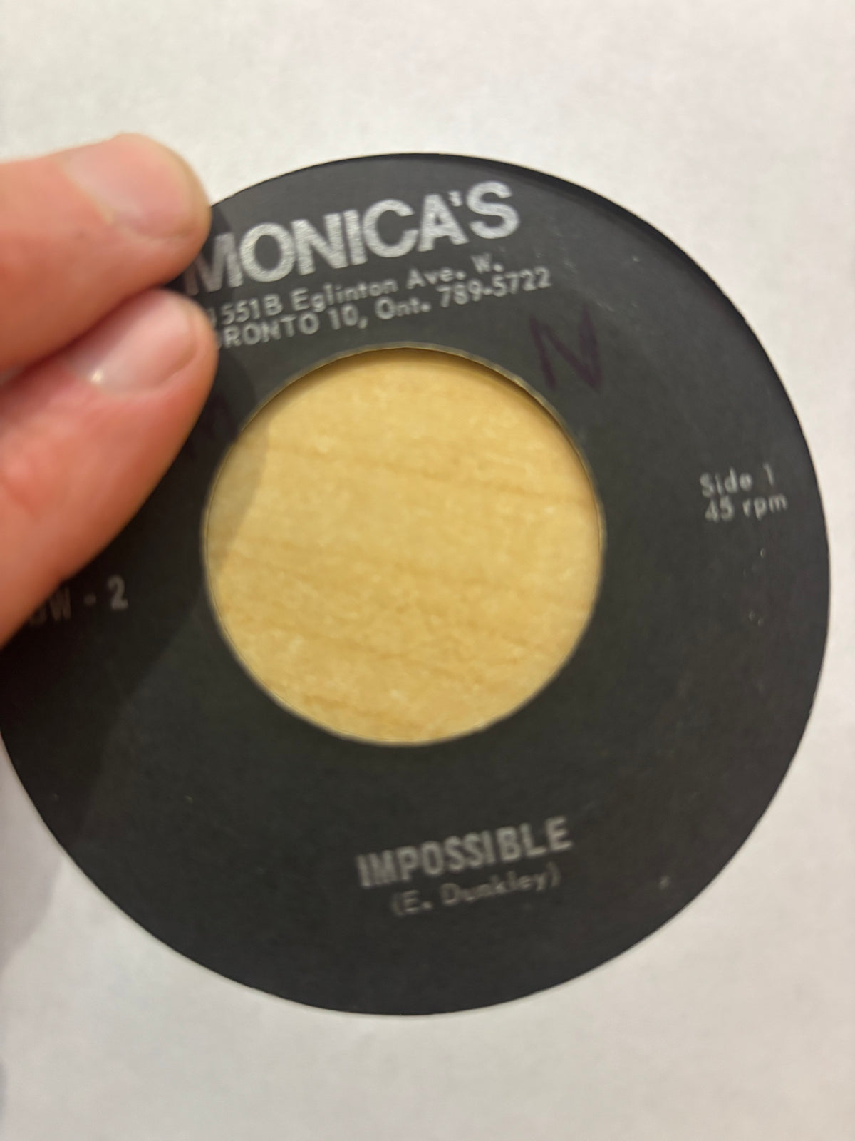 Errol Dunkley : Impossible (7")