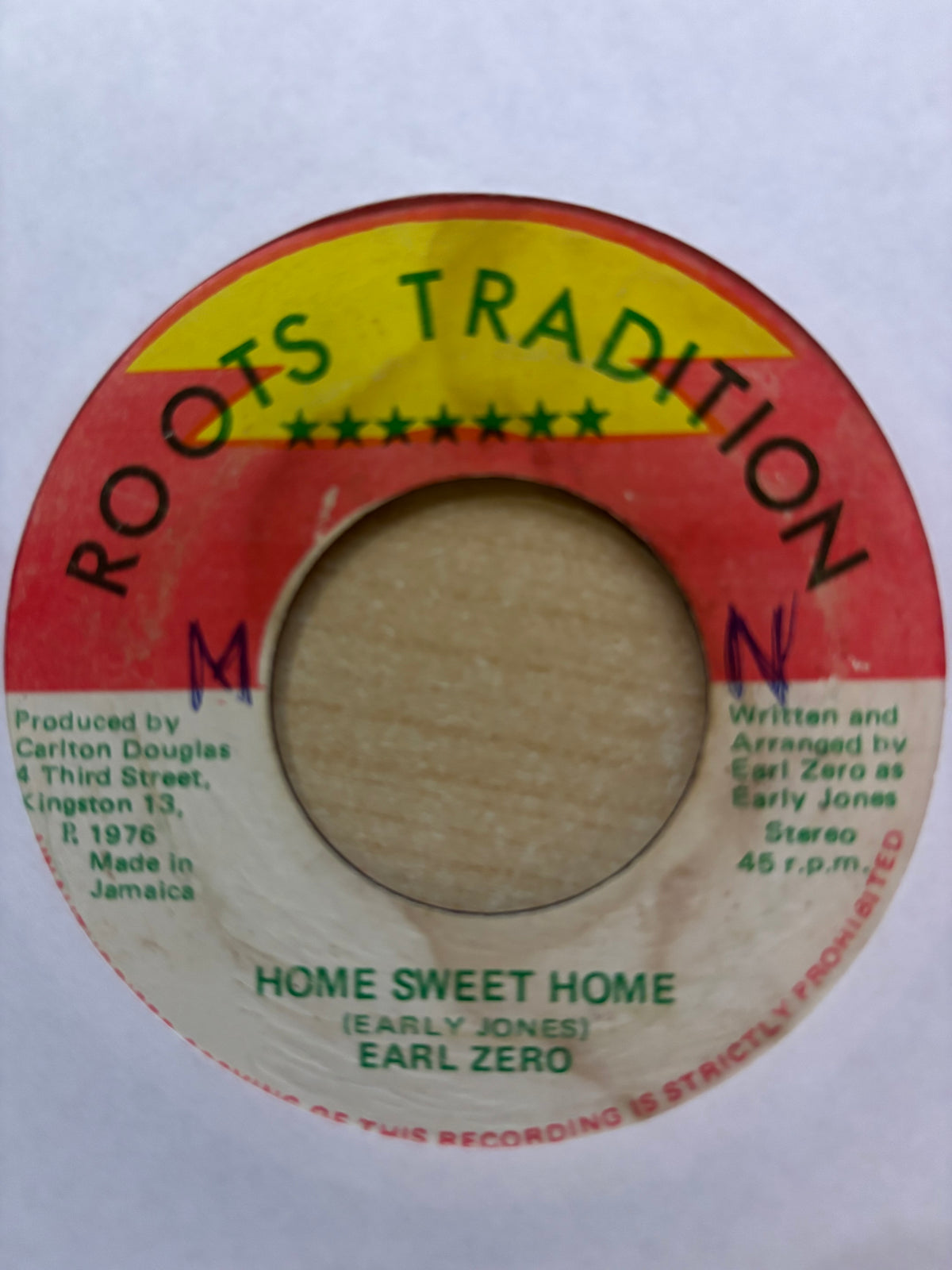 Earl Zero : Home Sweet Home (7")