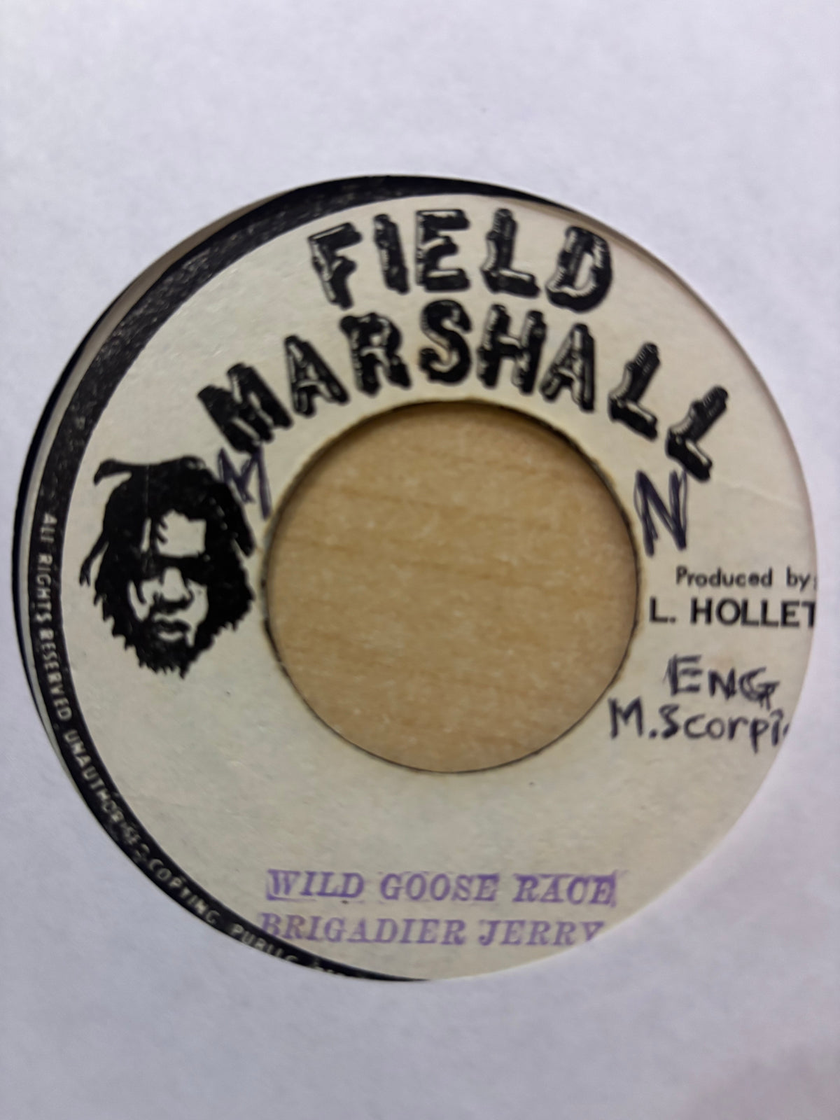 Brigadier Jerry : Wild Goose Race  (7", Single)