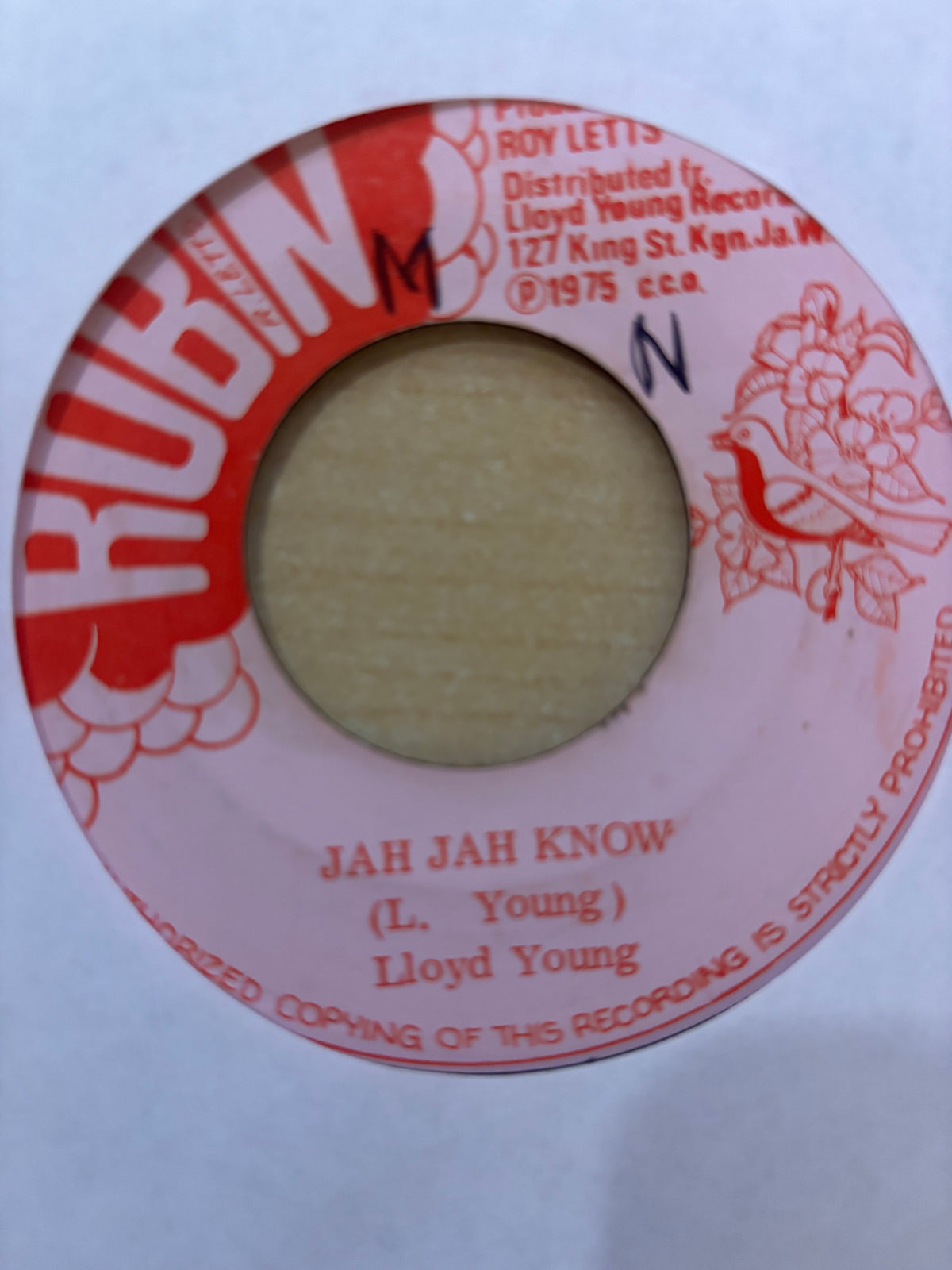 Lloyd Young : Jah Jah Know (7")