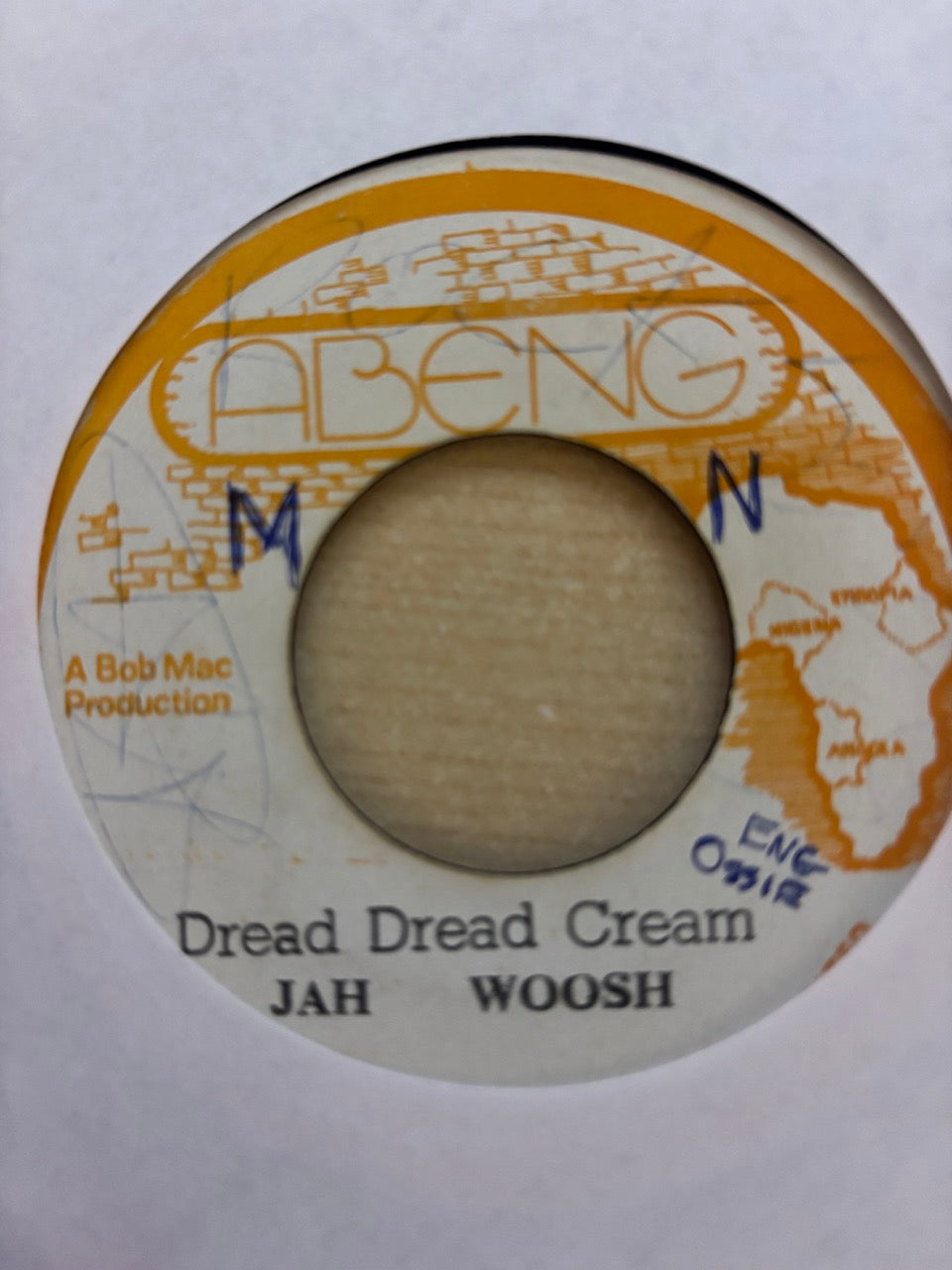 Jah Woosh : Dread Dread Cream (7", Ora)