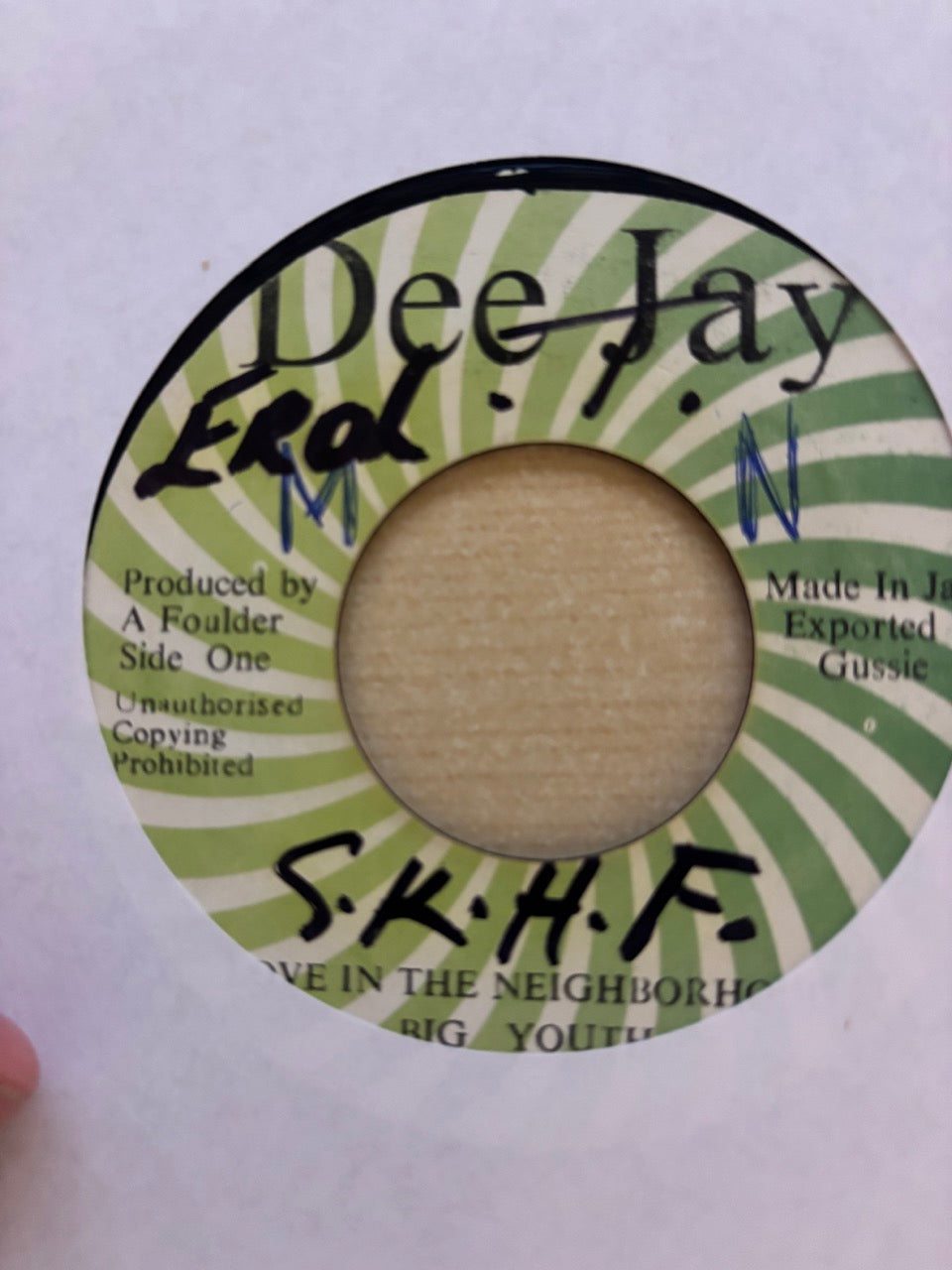 Big Youth : Love In The Neighbourhood (7", Single)