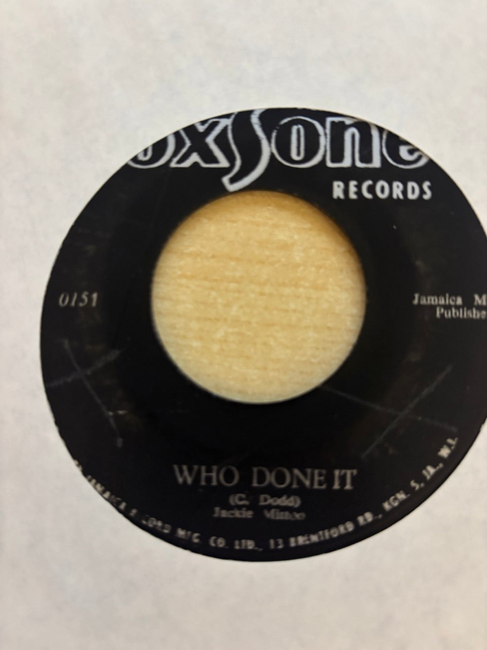 Jackie Mittoo : Who Done It / Freak Out (7")