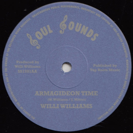 Willi Williams : Freedom Time / Armagideon Time (12", RE)
