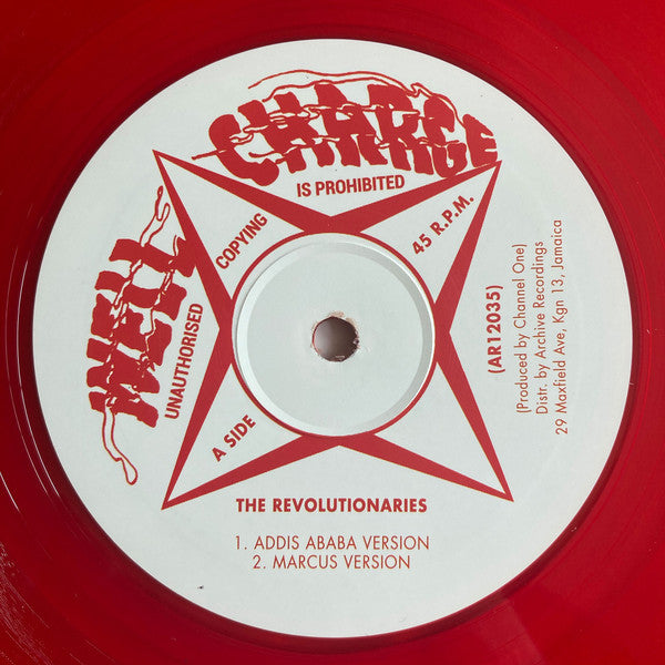 The Revolutionaries : Channel One Disco Purpose (12", Red)