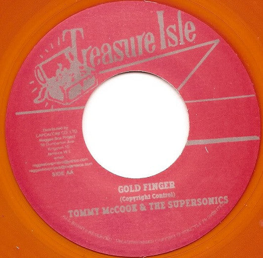 Don Drummond / Tommy McCook & The Supersonics : Thoroughfare / Gold Finger (7", RP, Ora)