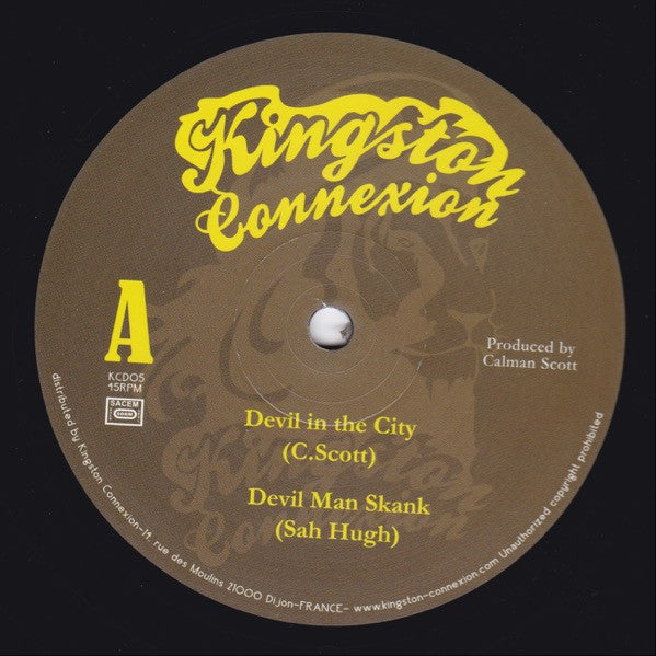 Calman Scott : Devil In The City (12")