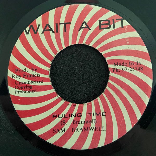 Sam Bramwell* : Ruling Time (7", Swi)