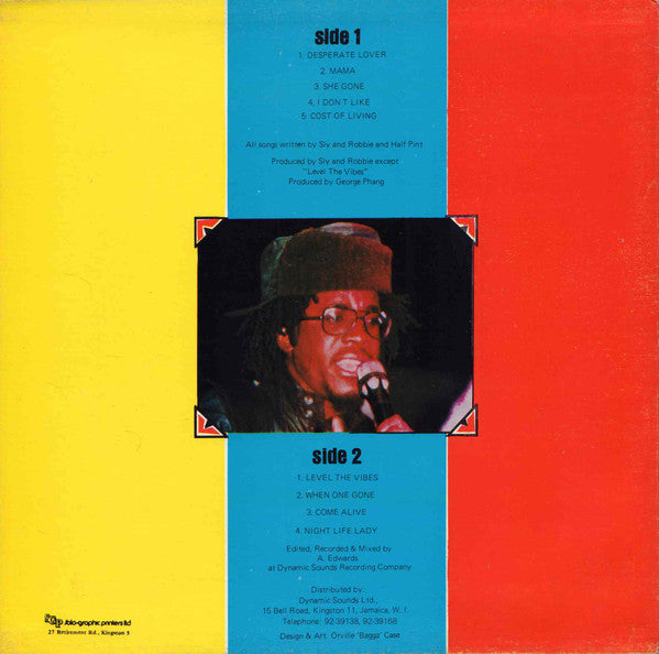 Half Pint (3) : Level The Vibes (LP, Album)