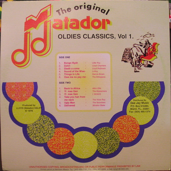 Various : The Original Matador Oldies Classics, Vol. 1 (LP, Comp)