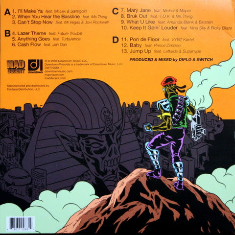 Major Lazer : Guns Don't Kill People... Lazers Do (2xLP, Album)