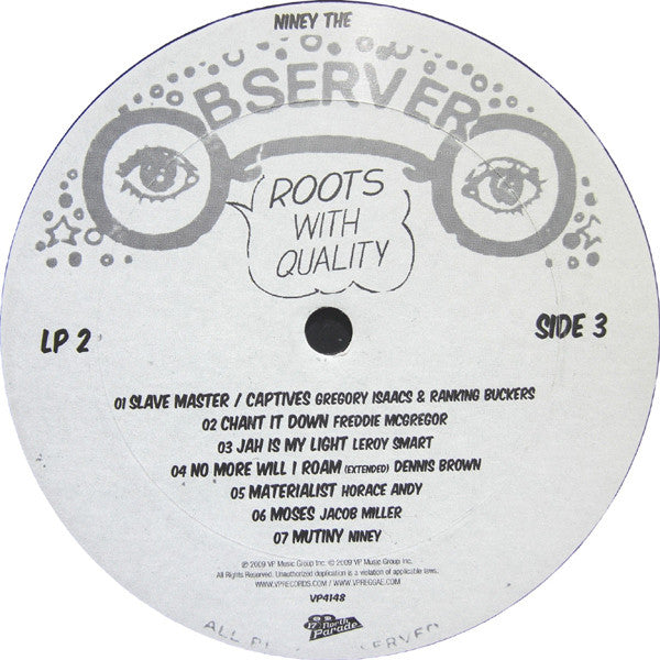 Niney The Observer : Roots With Quality (2xLP, Comp)