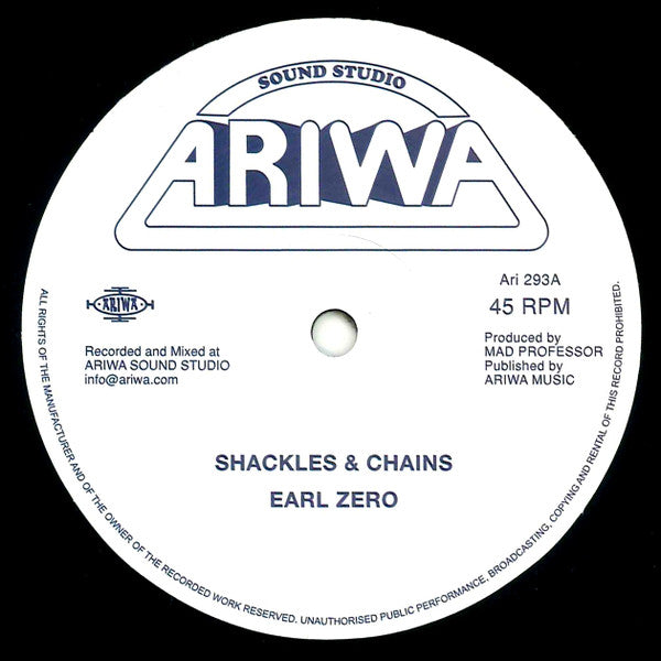 Earl Zero / Mad Professor : Shackle & Chains / Catalyst Effect (12")