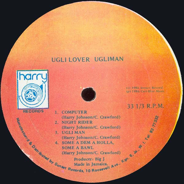 Uglyman : Ugly Lover (LP, Album)