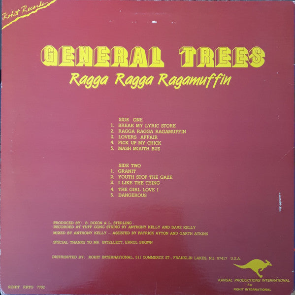 General Trees : Ragga Ragga Raggamuffin (LP, Album)