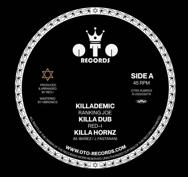 Red-I*, Ranking Joe : Killademic EP (12", EP, 100)