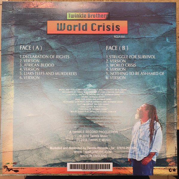 Twinkle Brothers : World Crisis (LP, Album, Mar)