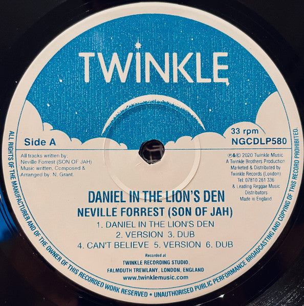 Neville Forrest (Son Of Jah) : Daniel In The Lion's Den (LP)