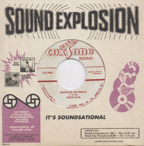 Jacob Miller / Alton Ellis & Ed Nangle : My Girl Has Left Me / Whipping The Prince (7", Ltd, Cle)