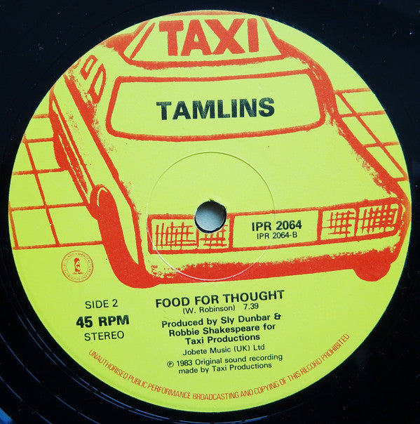 Tamlins* : Go Away Dream / Food For Thought (12")