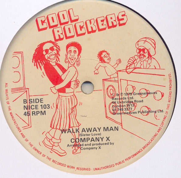 Sister Love (2) / Company X : Goodbye Little Man / Walk Away Man (12")