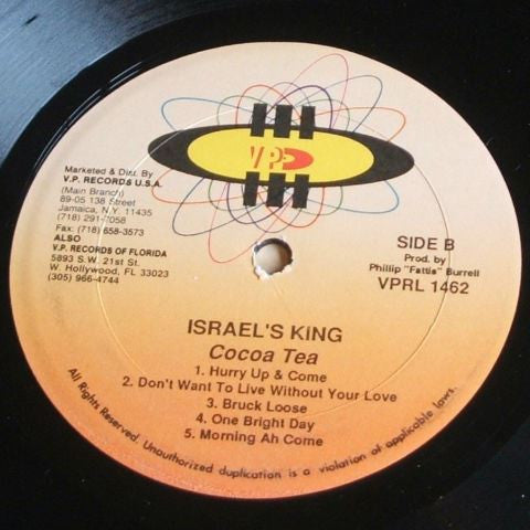 Cocoa Tea : Israel's King (LP, Album)