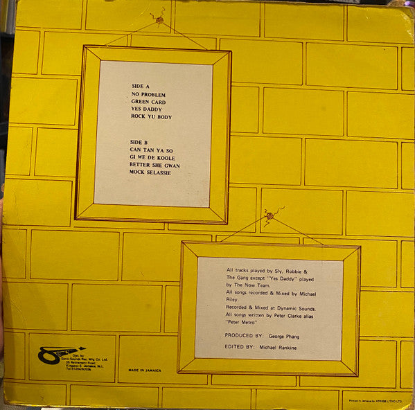 Peter Metro Also Featuring Tonto Metro* : No Problem (LP, Album)